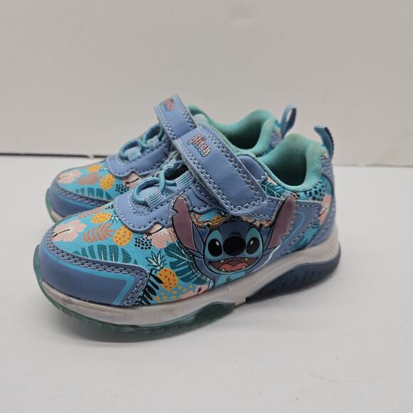 Unbranded Other - GIRLS' DISNEY TODDLER LITTLE KID STITCH LIGHTED LIGHT-UP SHOES Size 7